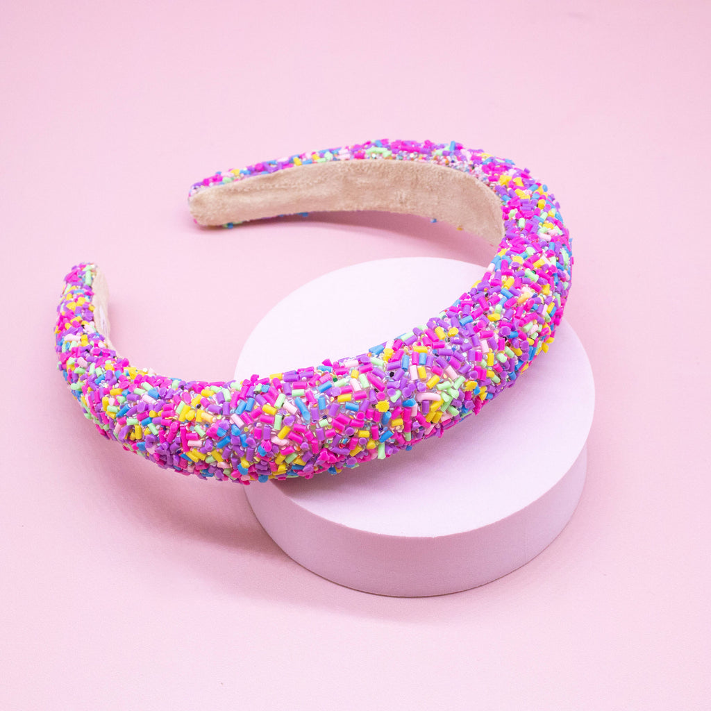 Padded Sprinkles Headband - Confetti Hair Band
