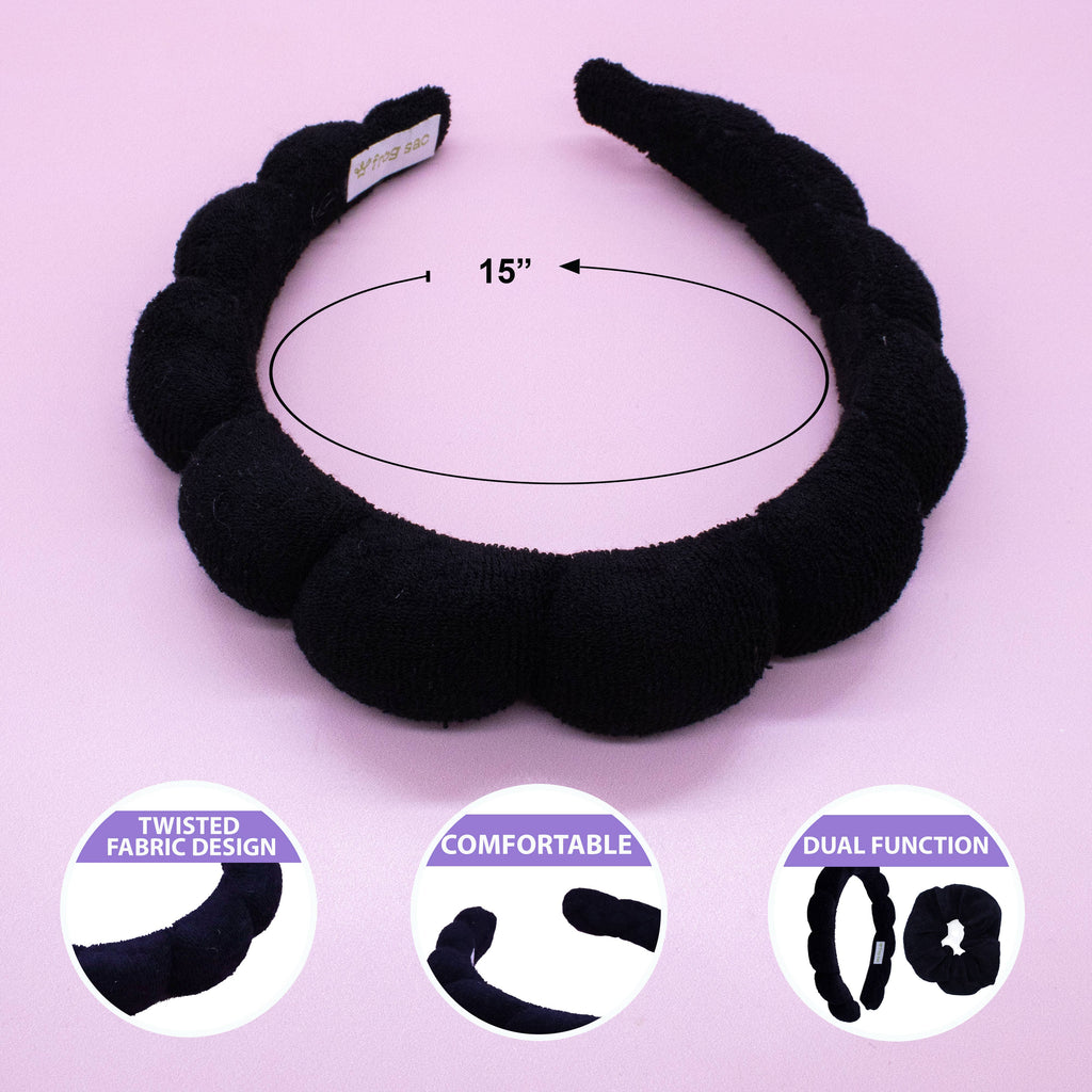 Spa Headband with Scrunchies