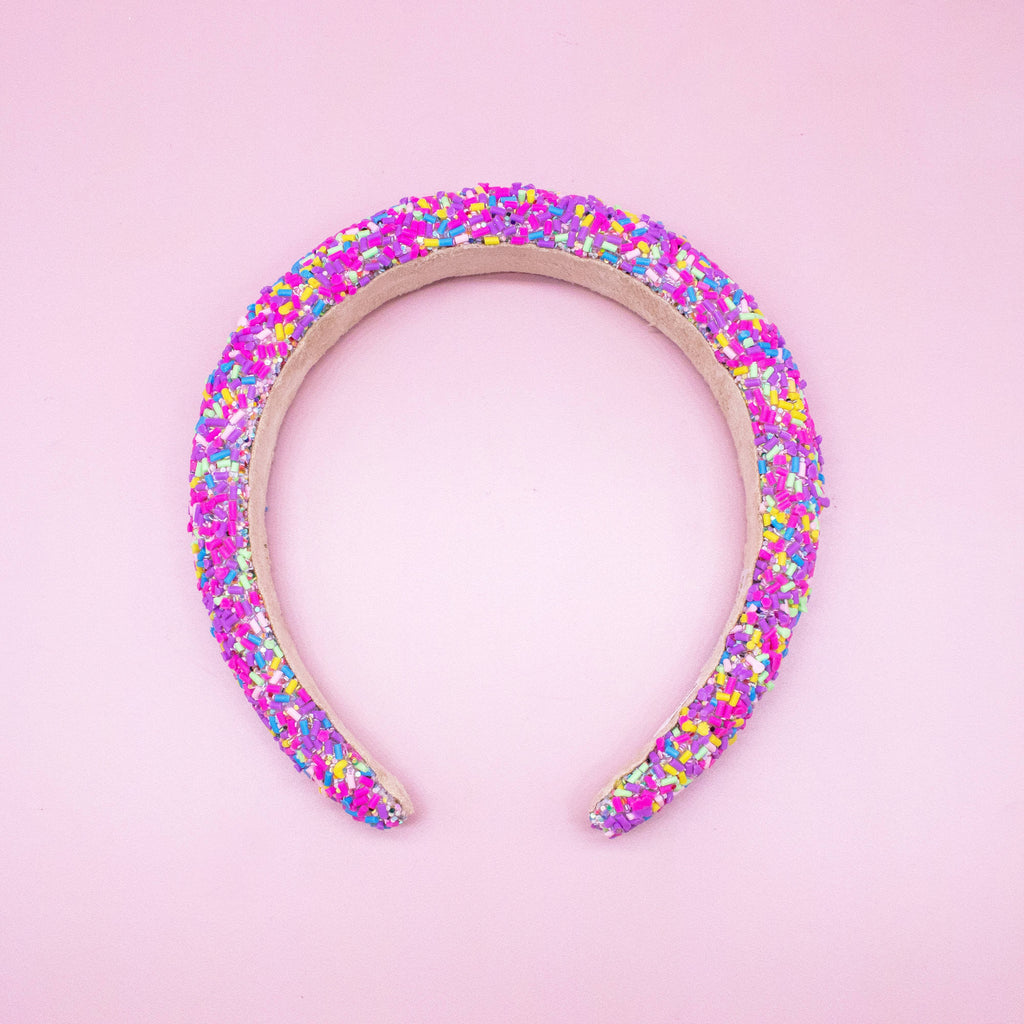 Padded Sprinkles Headband - Confetti Hair Band