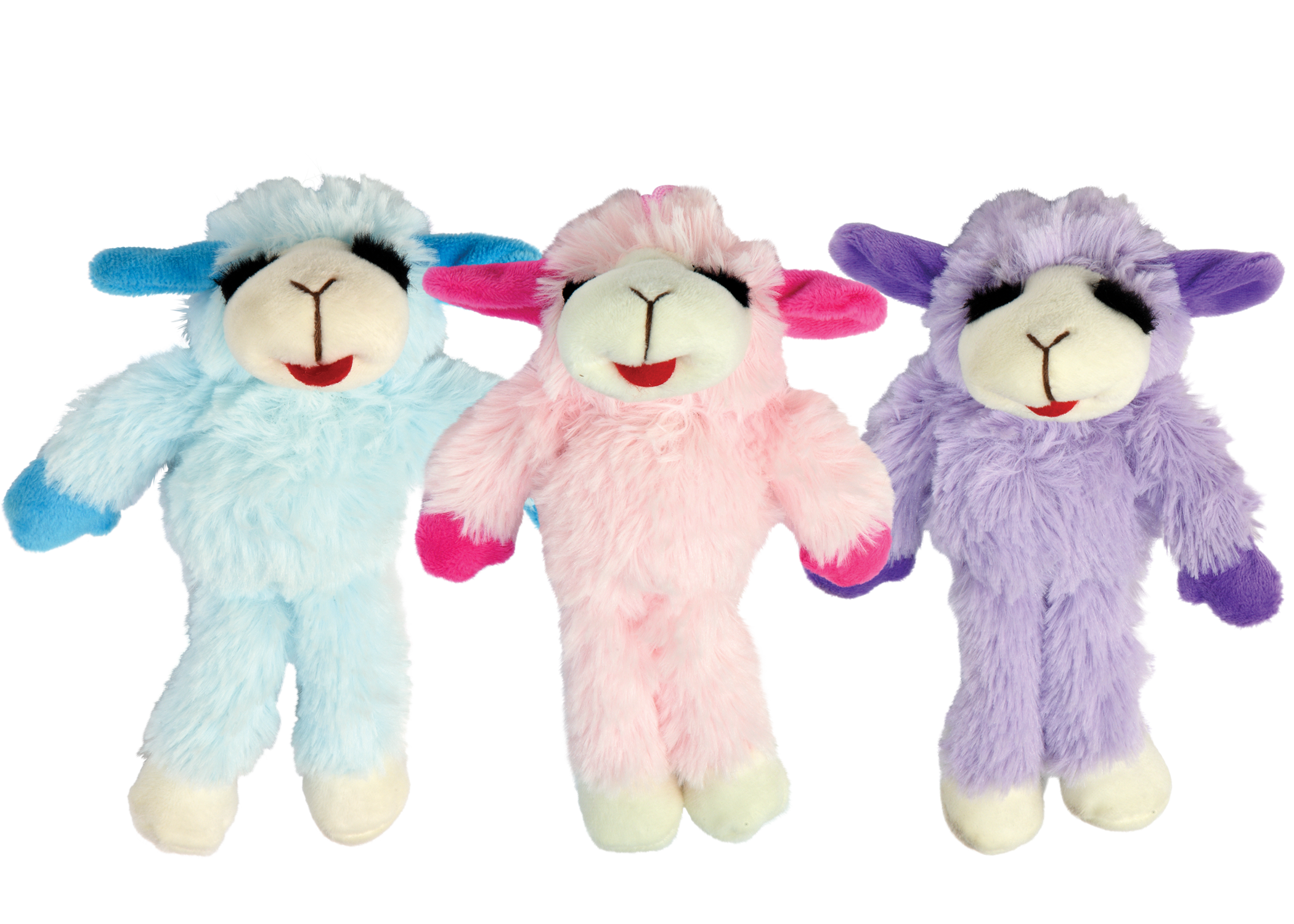 Multipet Floppy Lamb Chop - Assorted Colors 7"