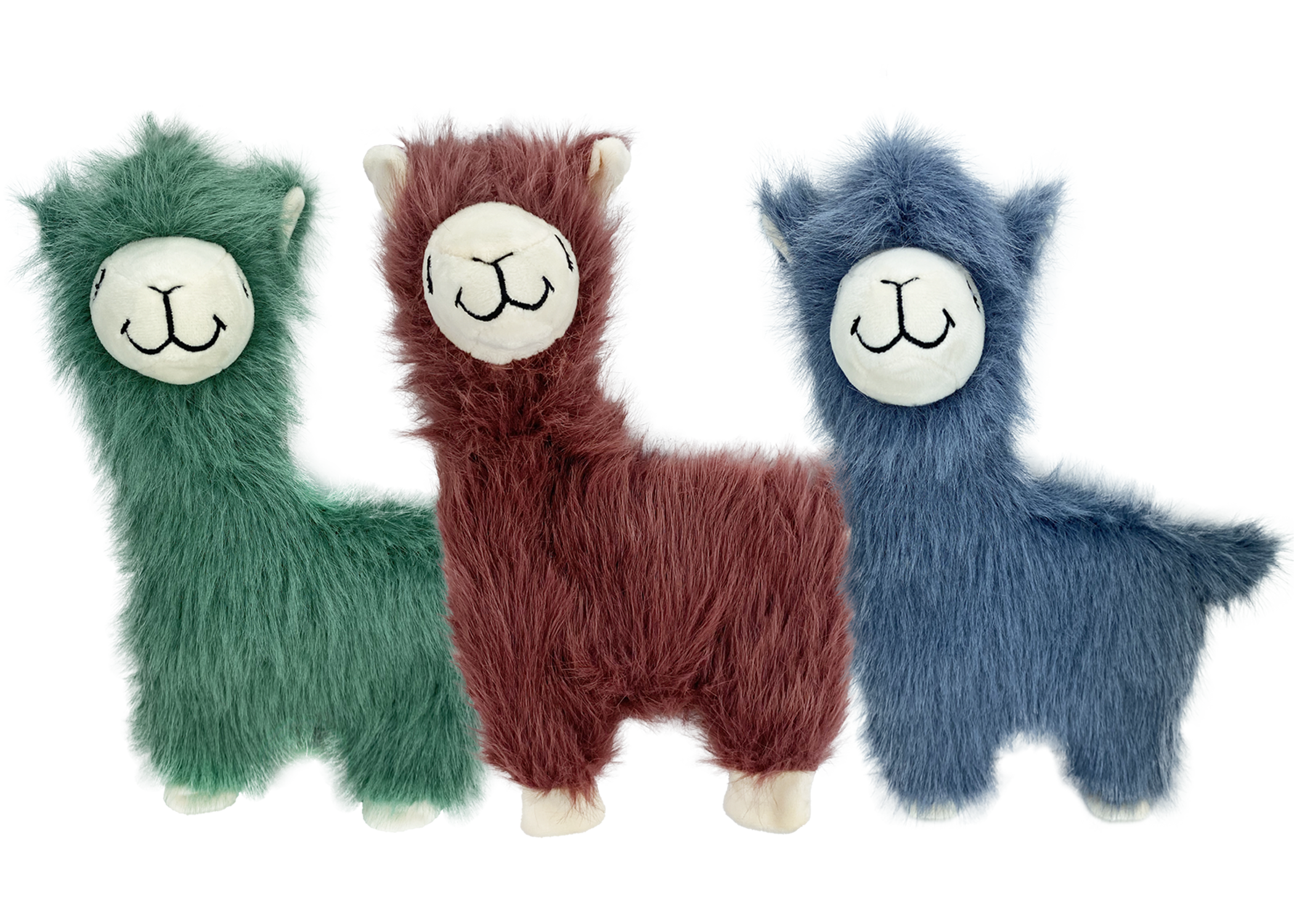Multipet Fuzzy Llama - Assorted Colors 12"