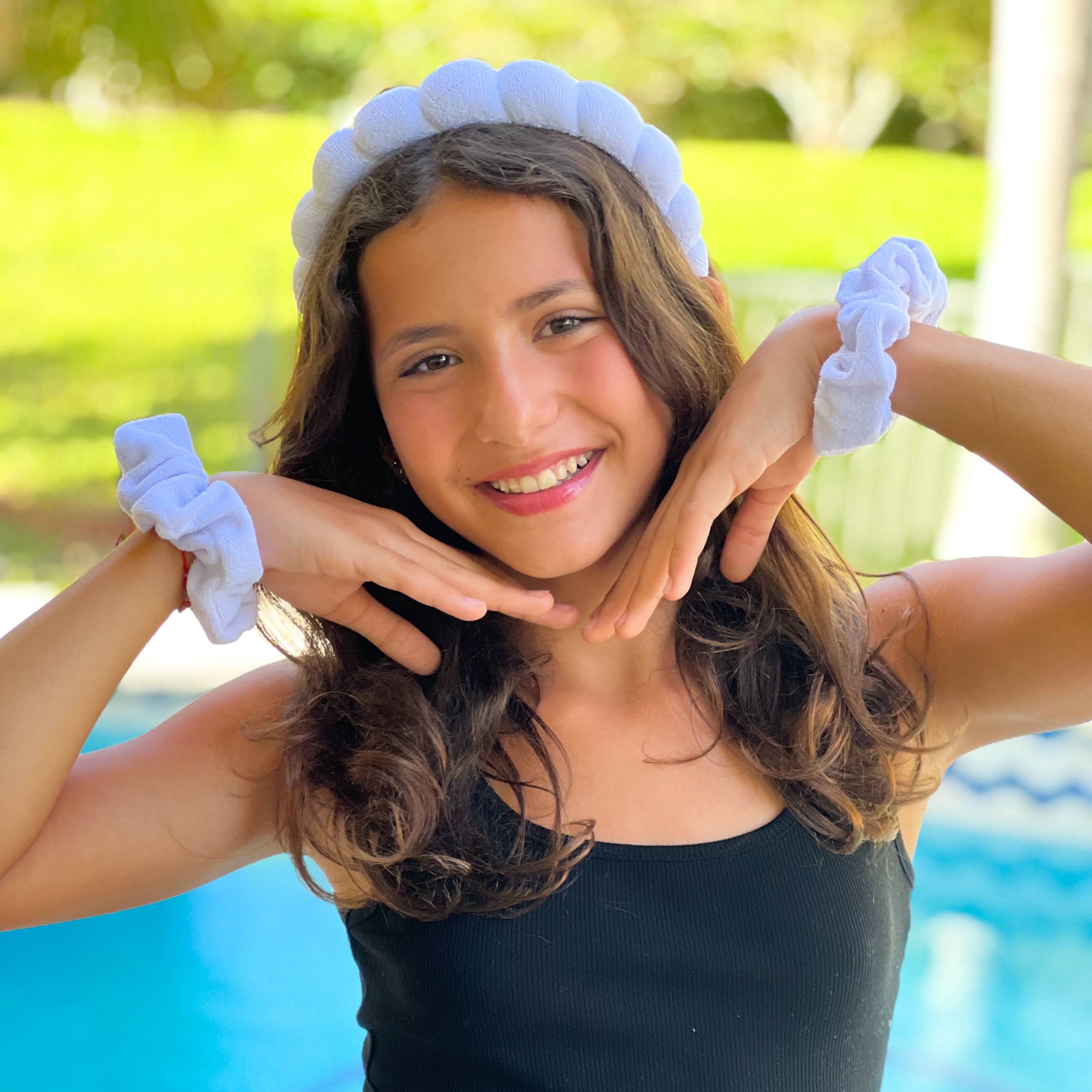 Spa Headband with Scrunchies