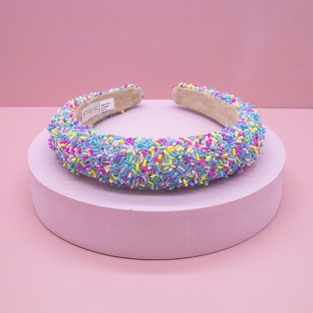 Padded Sprinkles Headband - Confetti Hair Band