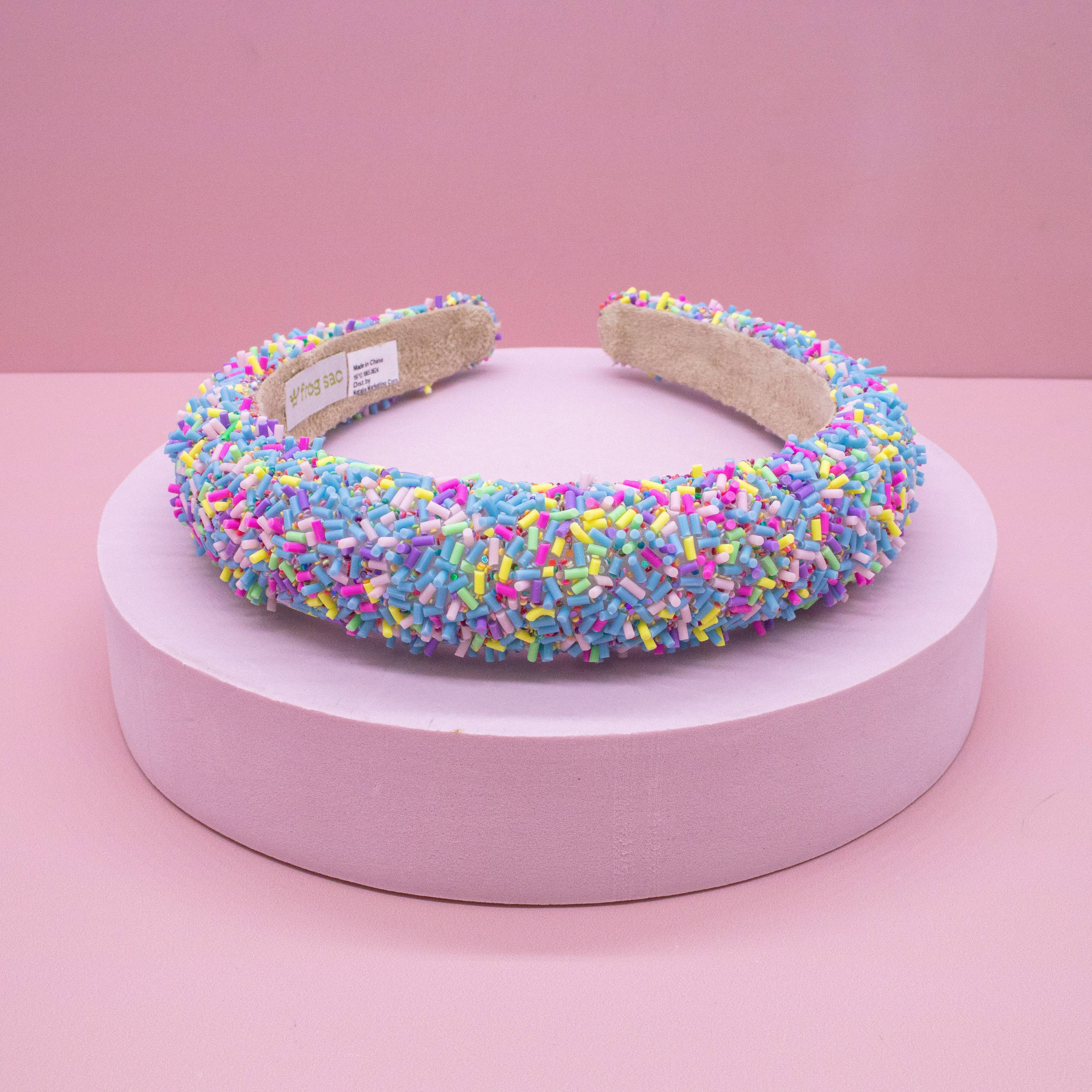 Padded Sprinkles Headband - Confetti Hair Band