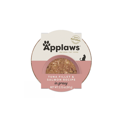 Applaws Natural Wet Cat Food Tuna Fillet & Salmon Recipe in Gravy (2.12oz)