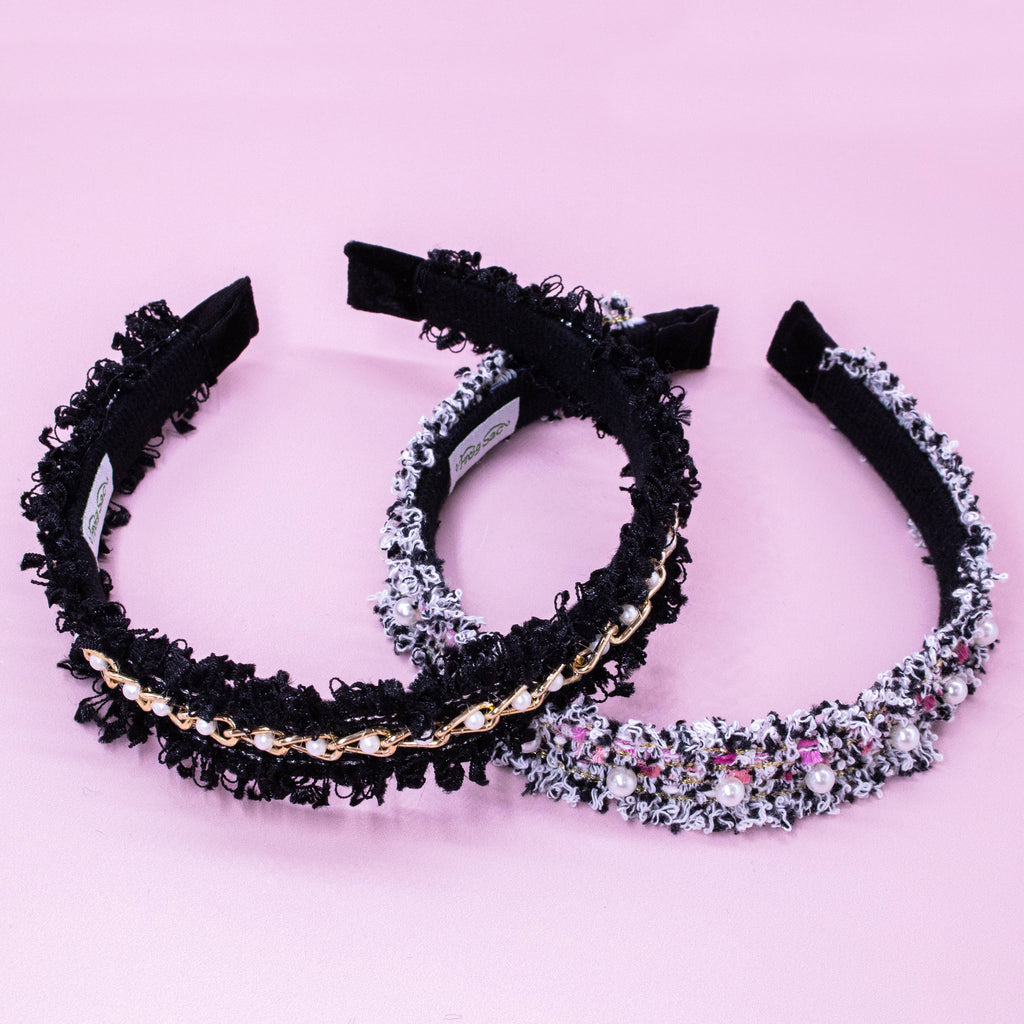 Confetti Pearl Headbands - multiple colors