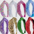Sequin Knot Headbands - multiple colors