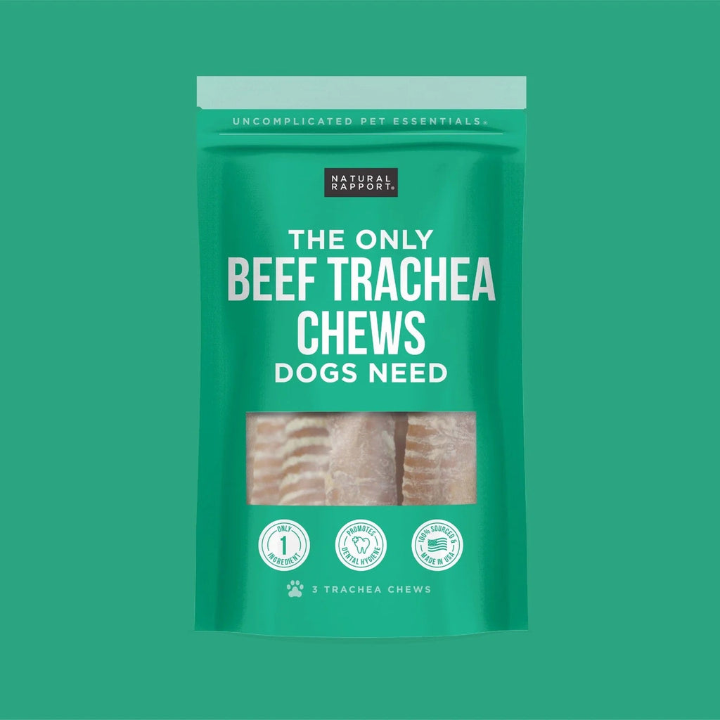 Natural Rapport The Only Beef Trachea Chews Dogs Need Dog Treats (3ct)