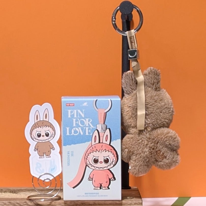 [CHOOSE YOUR LETTERS OPTION!] [IN STOCK] POPMART Labubu Pin for Love