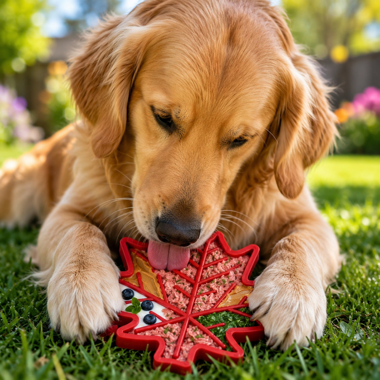Canadian Maple Leaf Nylon Dog Chew Toy - Indestructible & USA Made