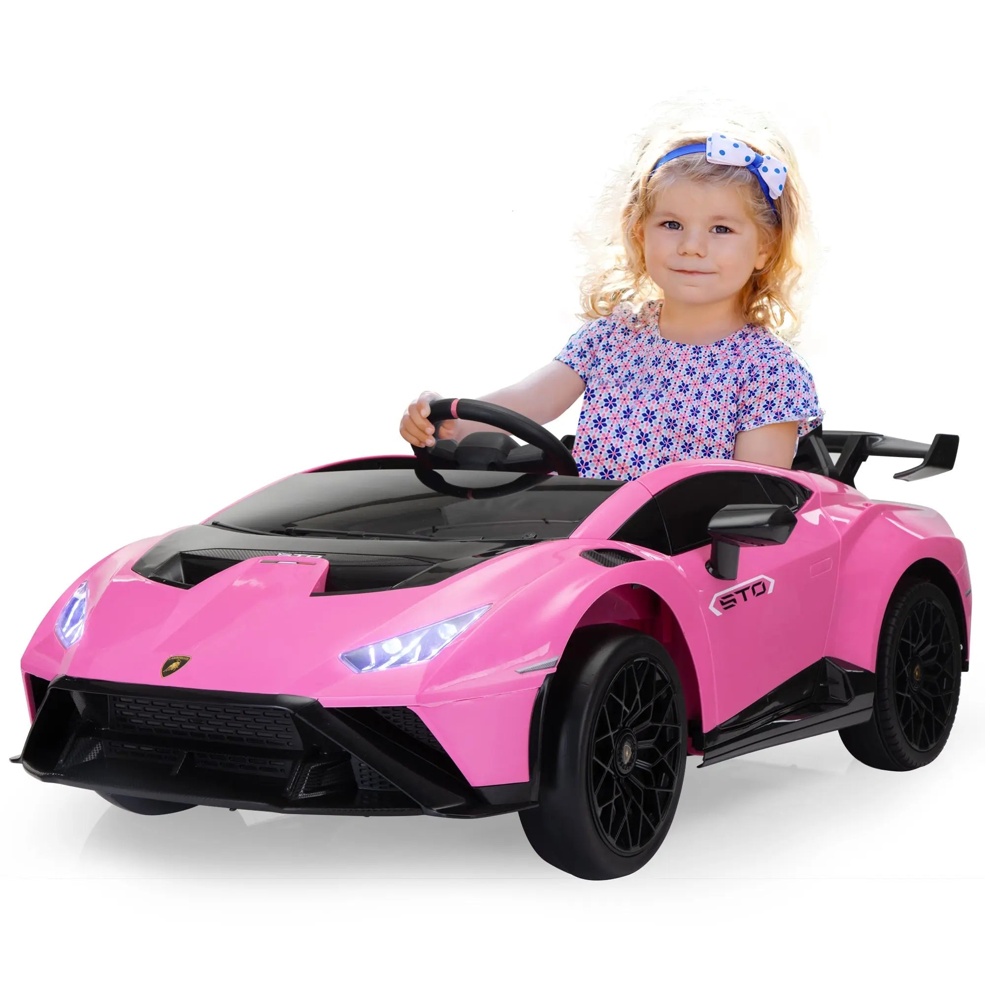 TOBBI 24V Licensed Lamborghini sto Electric Kids Ride On Car