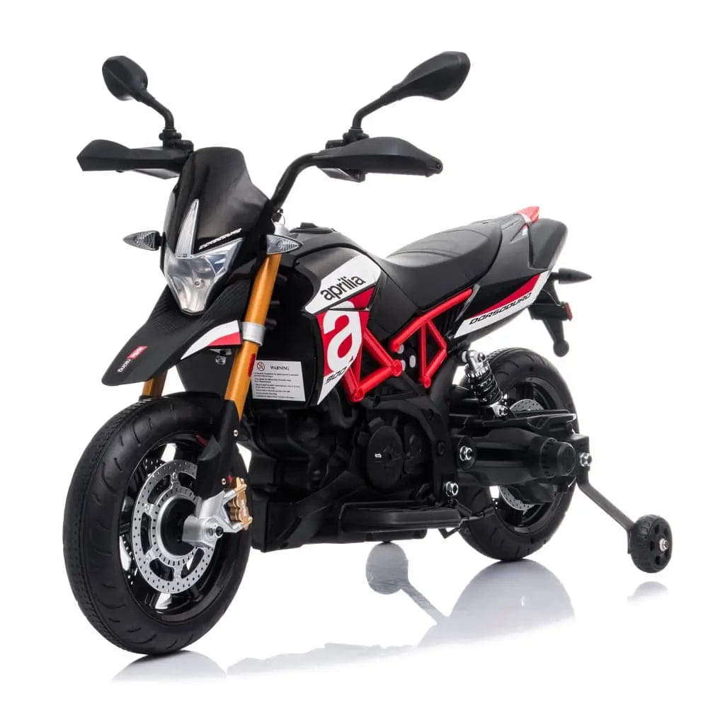 TOBBI 12V Electric Aprilia Licensed Kids Ride-On Motorcycle