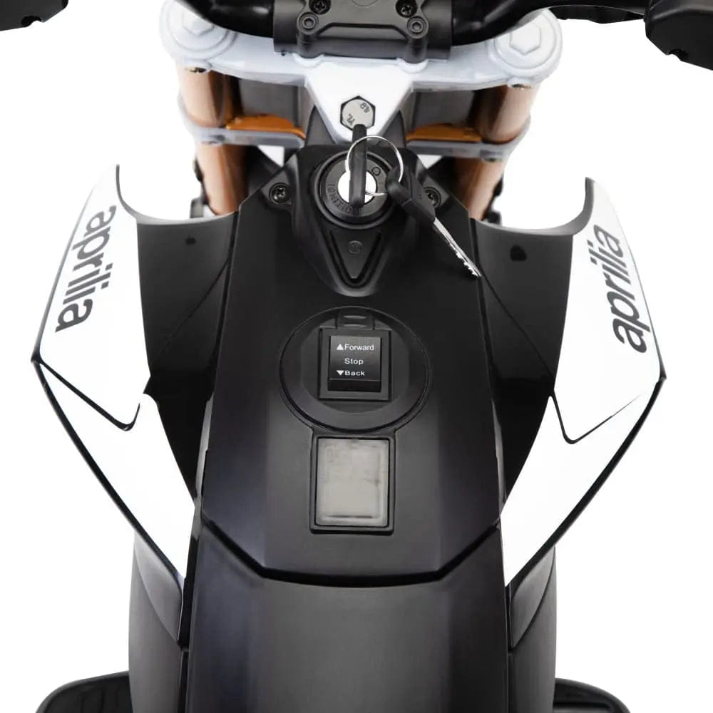 TOBBI 12V Electric Aprilia Licensed Kids Ride-On Motorcycle