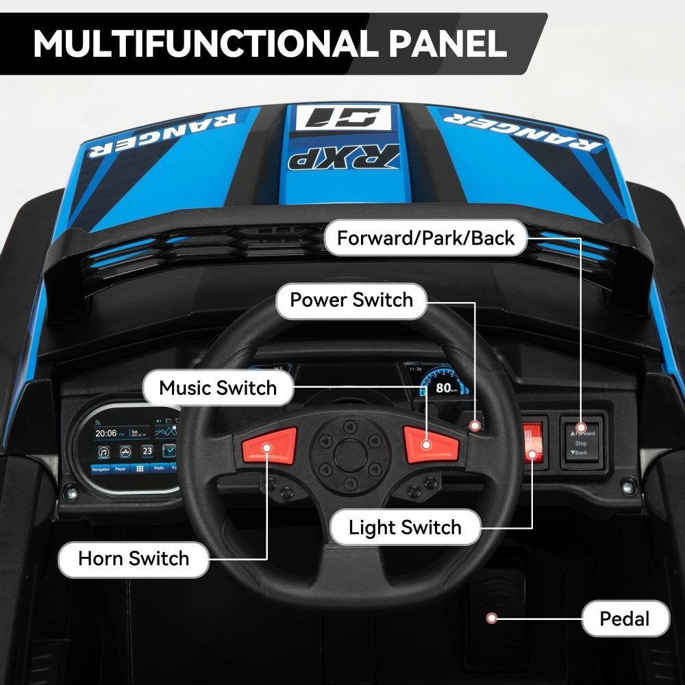 TOBBI 12V Electric Kids Off-Road UTV