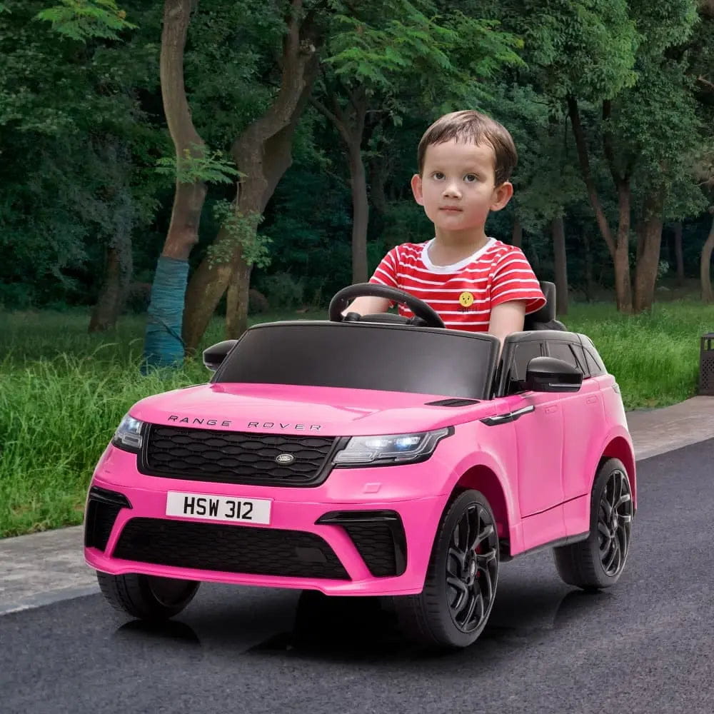 TOBBI 12V Licensed Land Rover Electric Kids Ride On Car