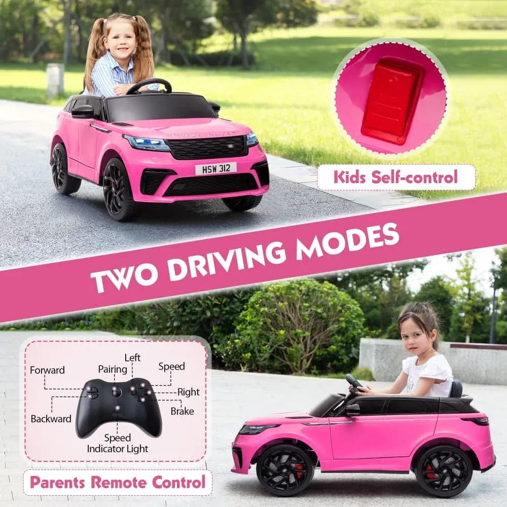 TOBBI 12V Licensed Land Rover Electric Kids Ride On Car