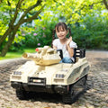 TOBBI 24V Electric Kids Ride-On Tank Car