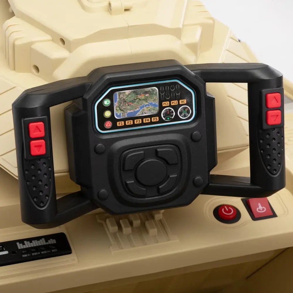 TOBBI 24V Electric Kids Ride-On Tank Car