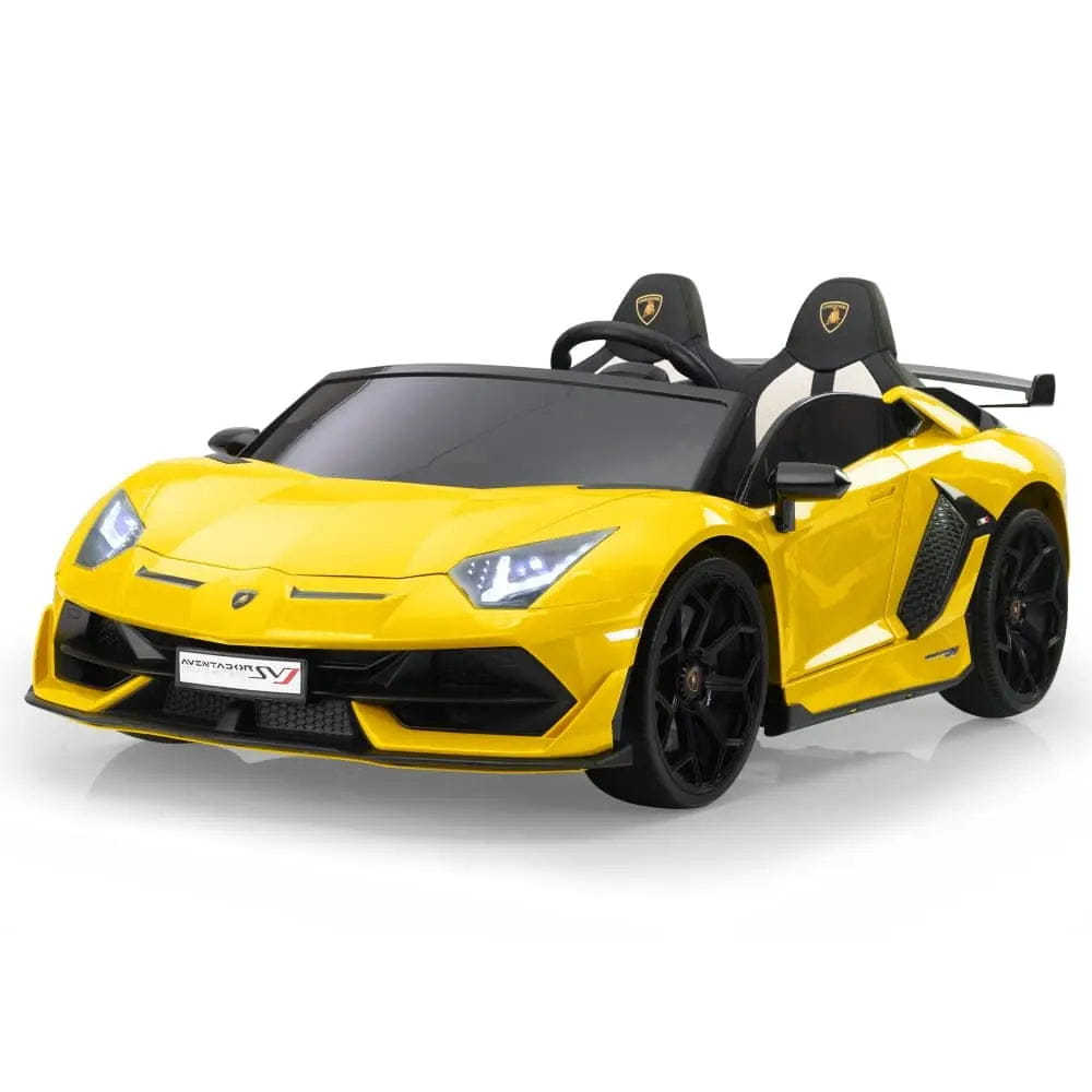 TOBBI 24V Licensed Lamborghini SVJ 2-Seater Electric Kids Ride On Drift Car
