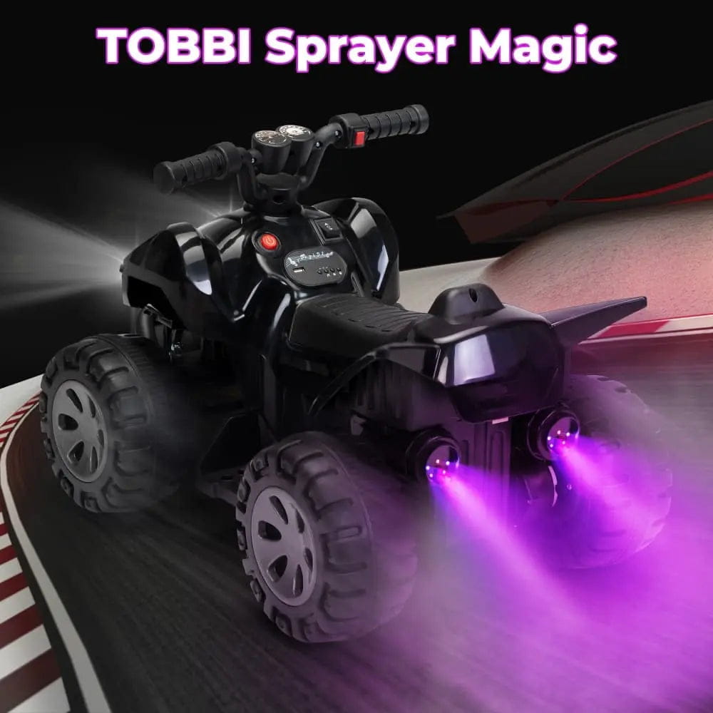 TOBBI 6V Electric Kids Ride-On ATV with Spray Device