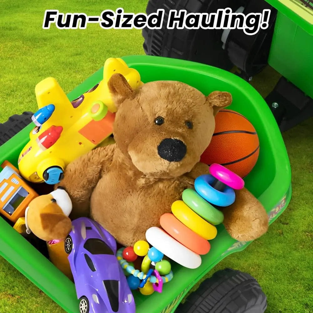 TOBBI 6V Electric Kids Ride-On ATV with Trailer
