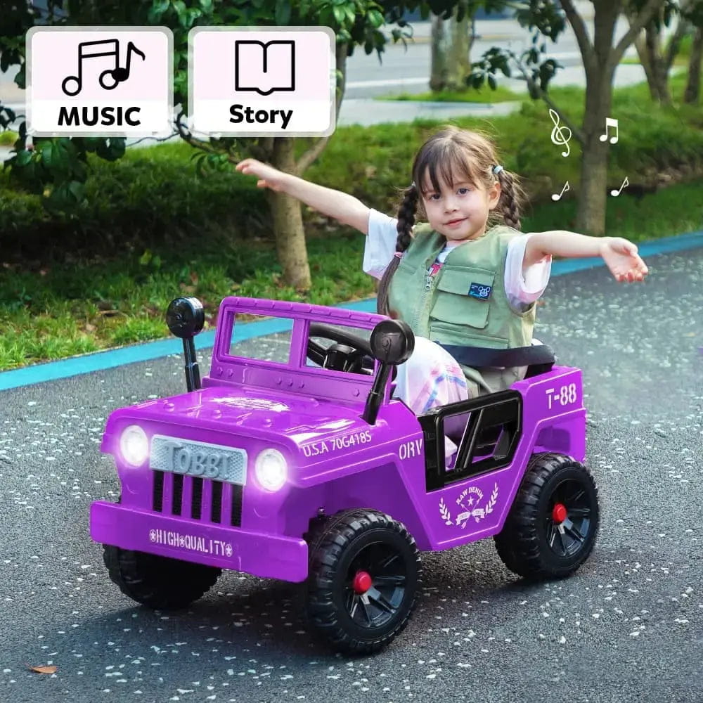 TOBBI Electric 12V Kids Ride On Truck