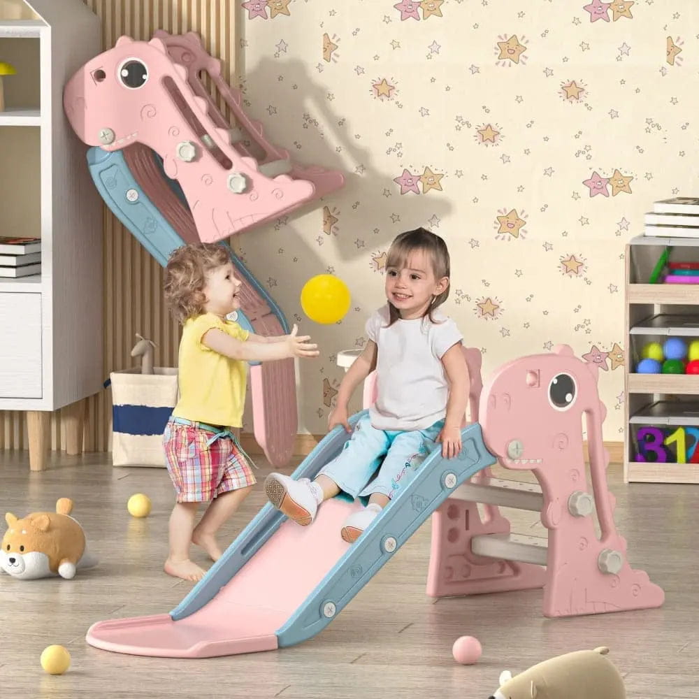 TOBBI & NYEEKOY 3-in-1 Dinosaur Slide Set