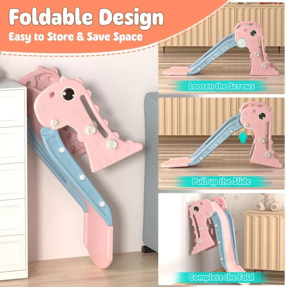 TOBBI & NYEEKOY 3-in-1 Dinosaur Slide Set