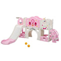 TOBBI & NYEEKOY 9-in-1 Large Rocket-Themed Toddler Climber Slide