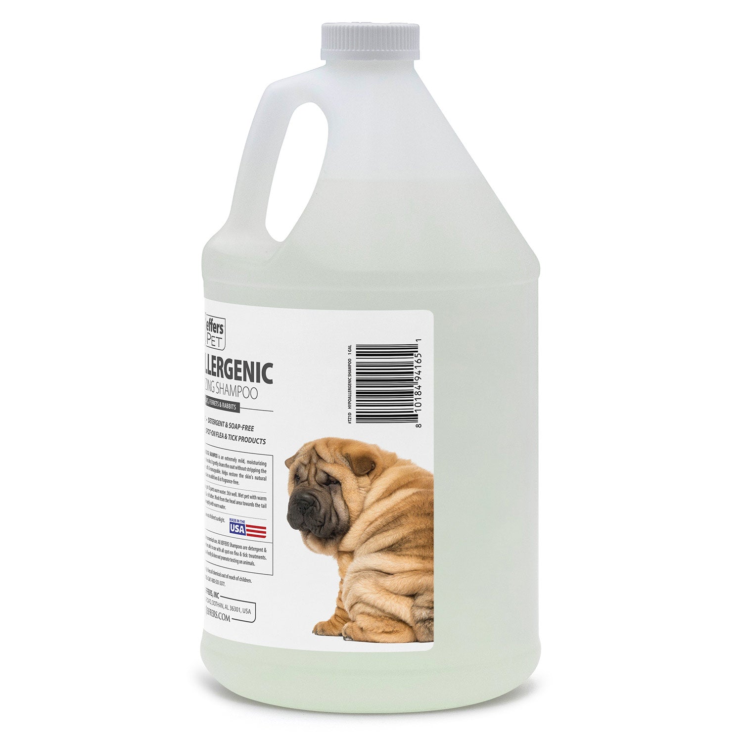 Jeffers Hypoallergenic Moisturizing Pet Shampoo for Sensitive Skin