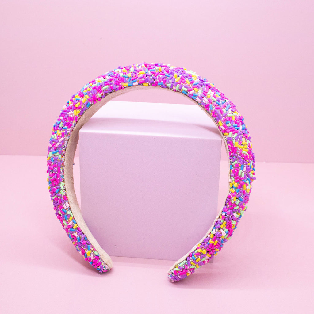 Padded Sprinkles Headband - Confetti Hair Band