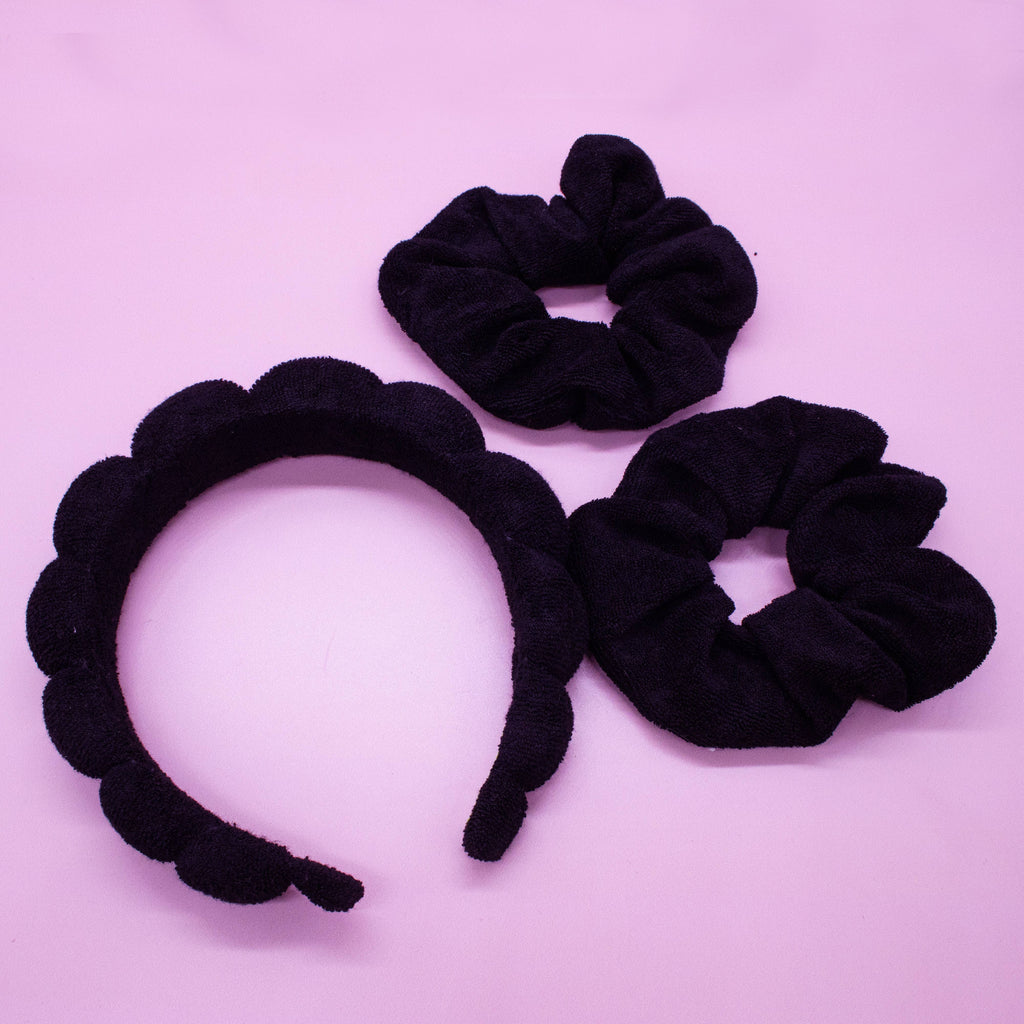 Spa Headband with Scrunchies