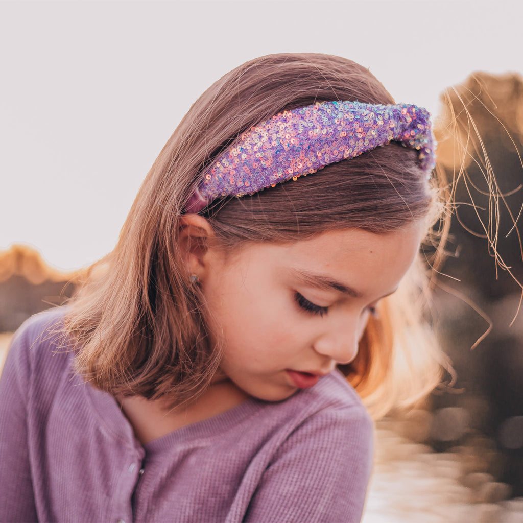 Sequin Knot Headbands - multiple colors