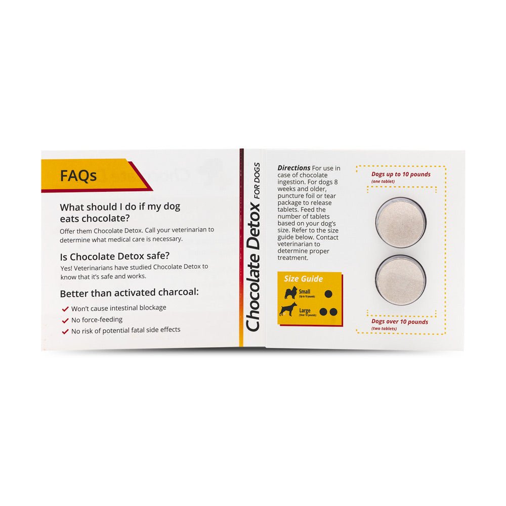 Chocolate Detox for Dogs Chocolate Toxin Absorbing Supplement