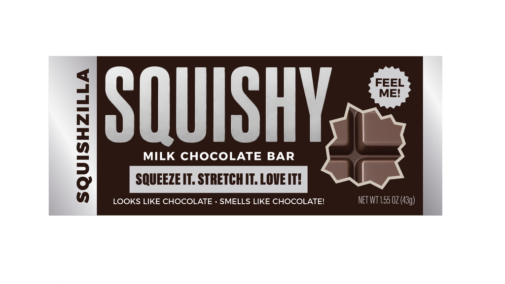 Fun Doh Slow Rise Scented Squishy Chocolate Bar