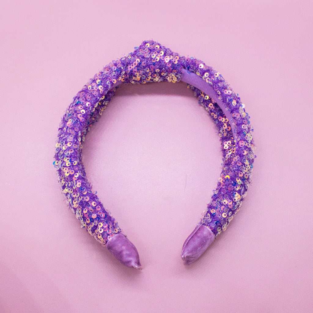 Sequin Knot Headbands - multiple colors