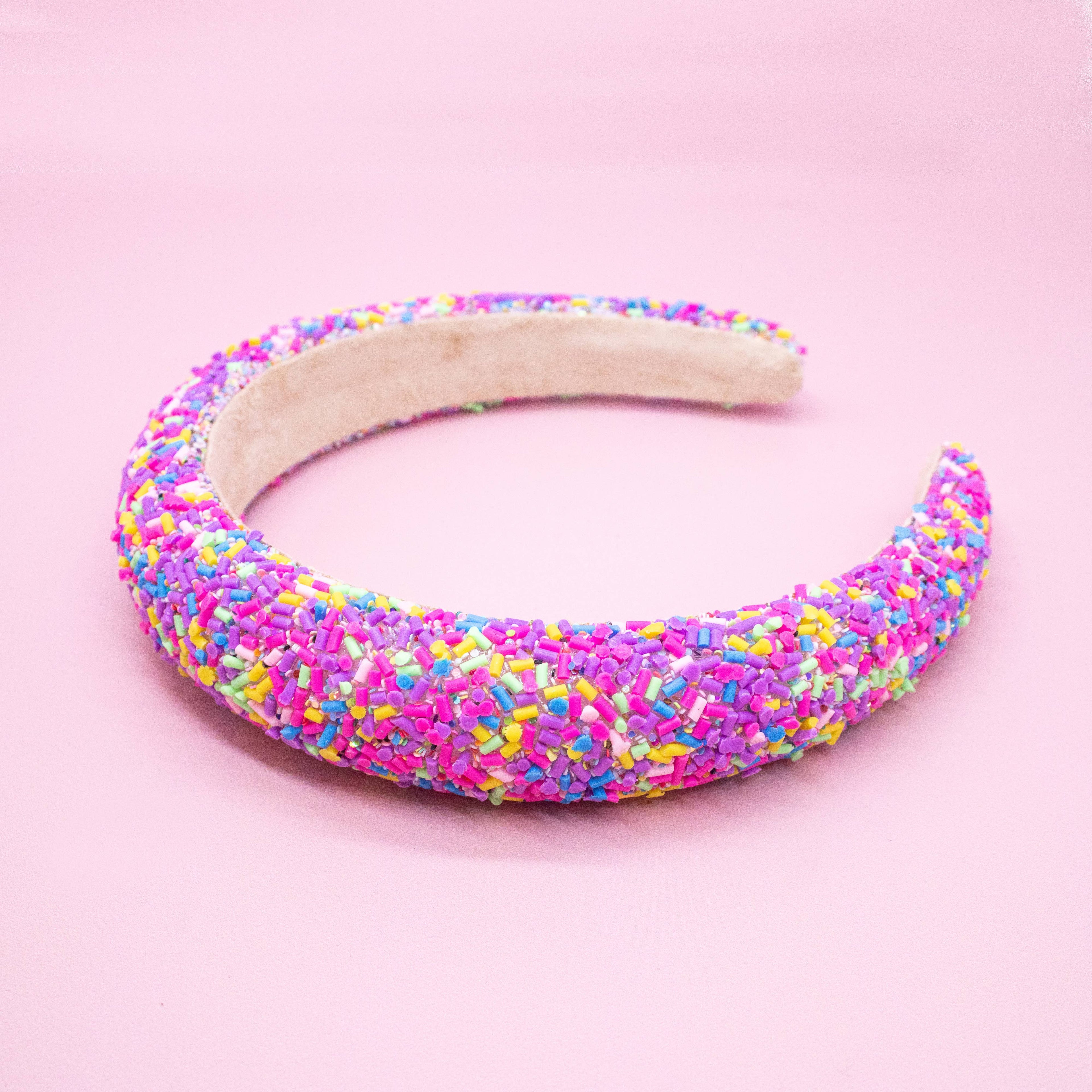 Padded Sprinkles Headband - Confetti Hair Band
