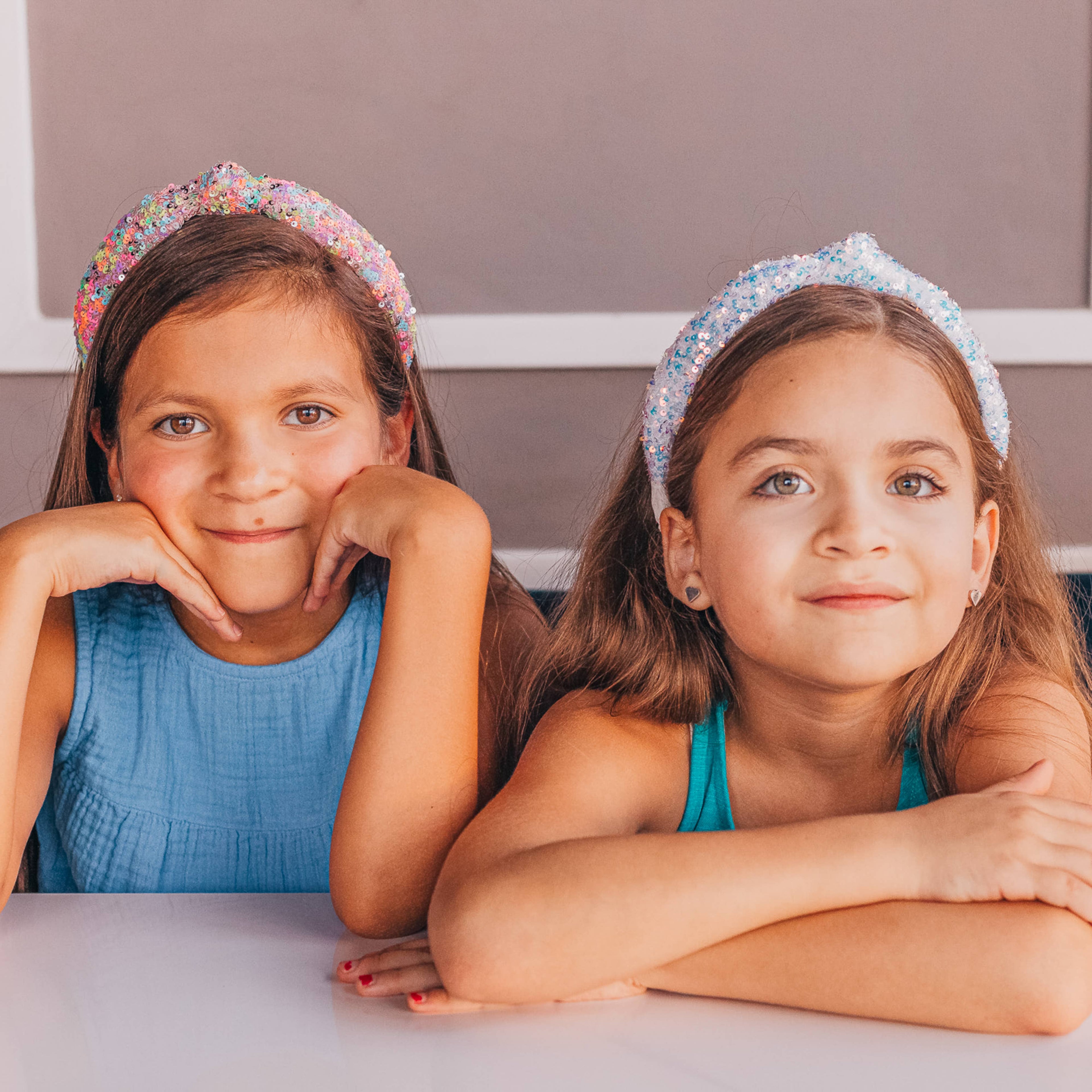 Sequin Knot Headbands - multiple colors