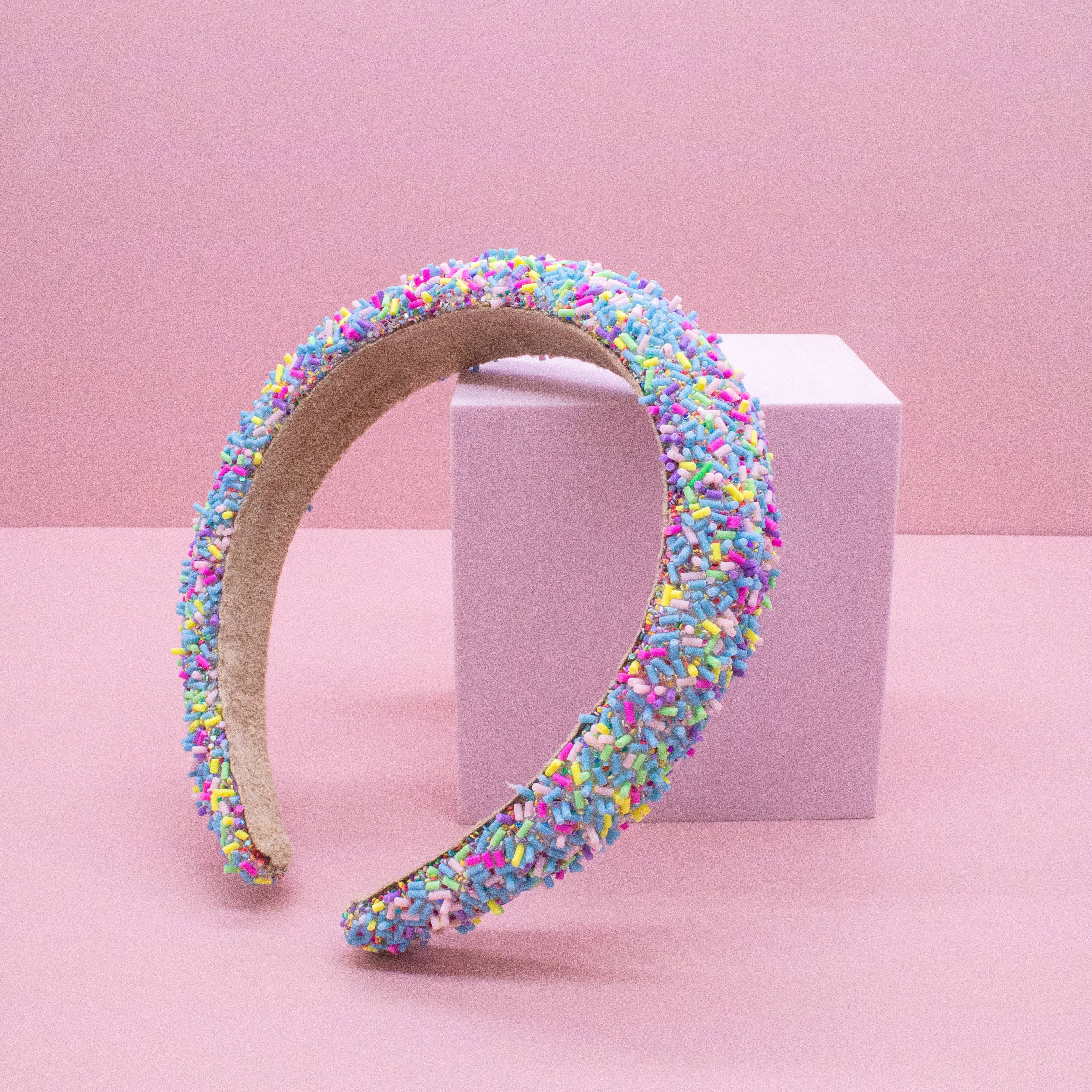 Padded Sprinkles Headband - Confetti Hair Band
