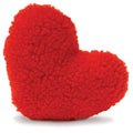 Jeffers Fleecy Red Heart Plush Squeaker Dog Toy, Each