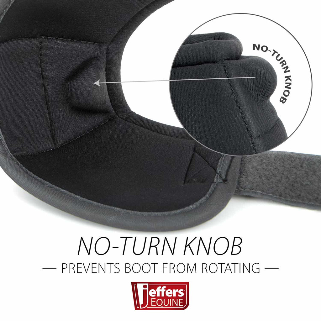 Jeffers No-Turn Bell Boots for Horses, Solid Colors, 2 Count