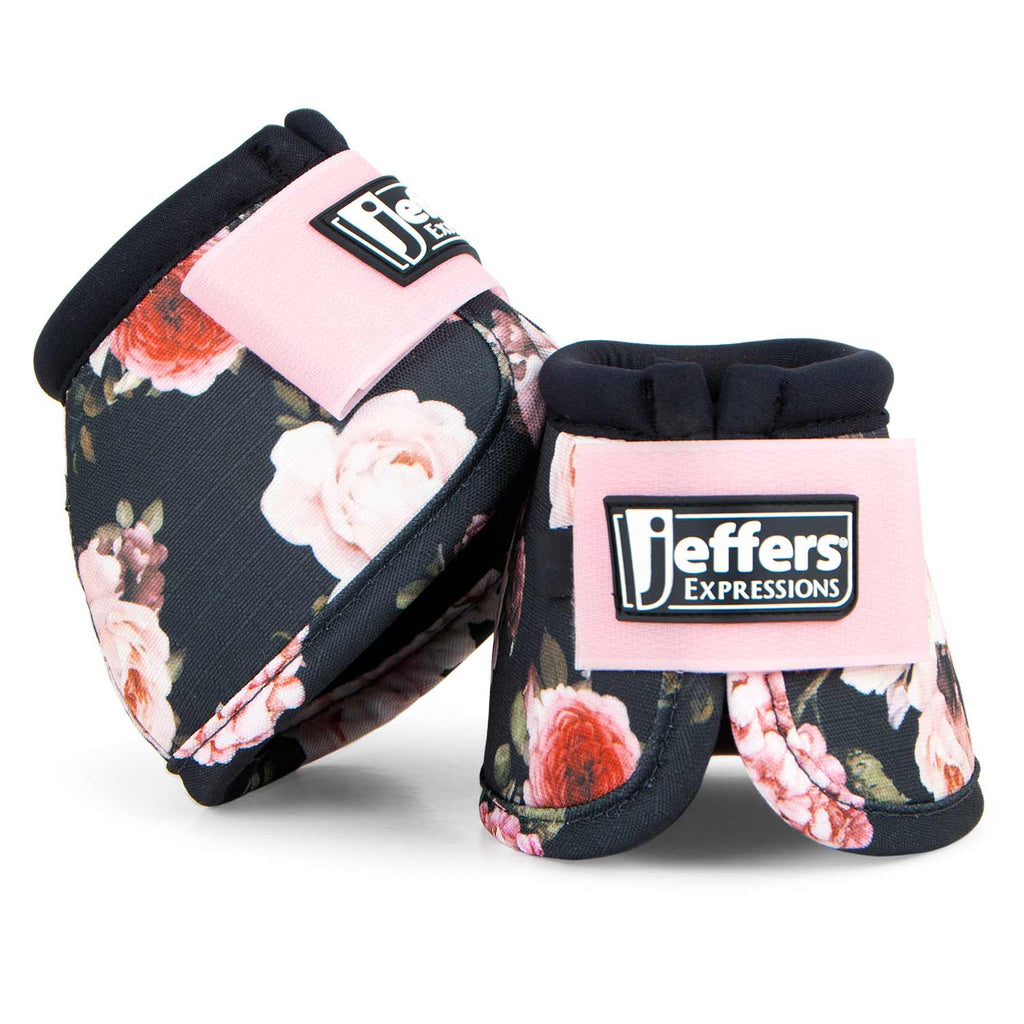 Jeffers Expression No-Turn Bell Boots for Horses, Pair, Nylon