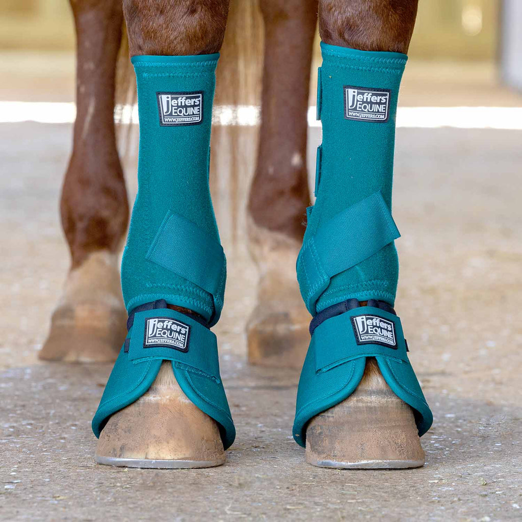 Jeffers Protective Horse Boots, Solid Colors, 2-Pack
