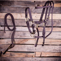 Jeffers Nylon Combination Horse Halter Bridle with Reins
