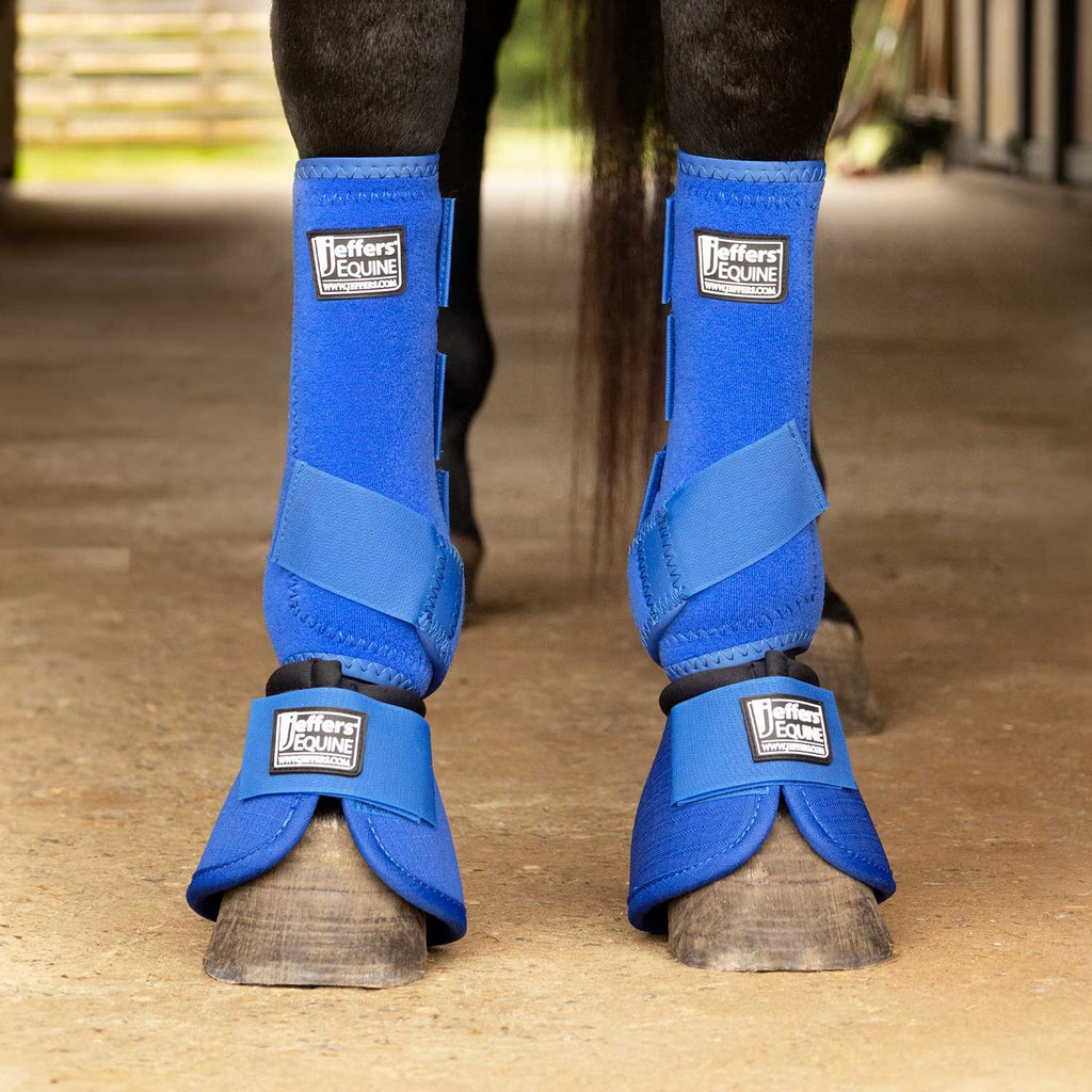 Jeffers Protective Horse Boots, Solid Colors, 2-Pack