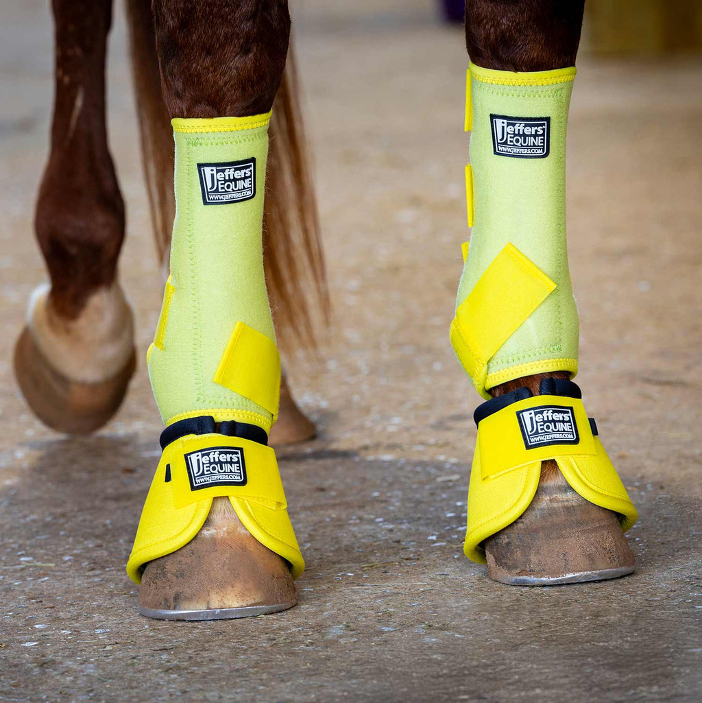 Jeffers Protective Horse Boots, Solid Colors, 2-Pack