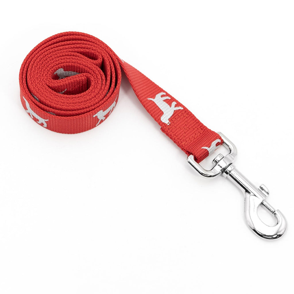 Jeffers Reflective Hound Series Nylon Dog Leash, 4 ft Long
