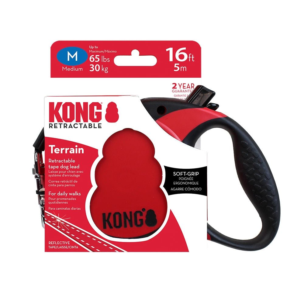 KONG Terrain Retractable Leash, 16 ft