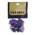Jeffers Mylar Crackle Balls Cat Toys, 4 Pack