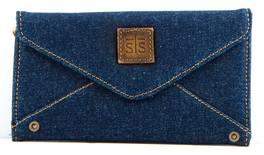 STS Blue Bayou Denim Wallet
